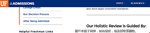 佛羅里達(dá)大學(xué)本科錄取看重哪些因素？